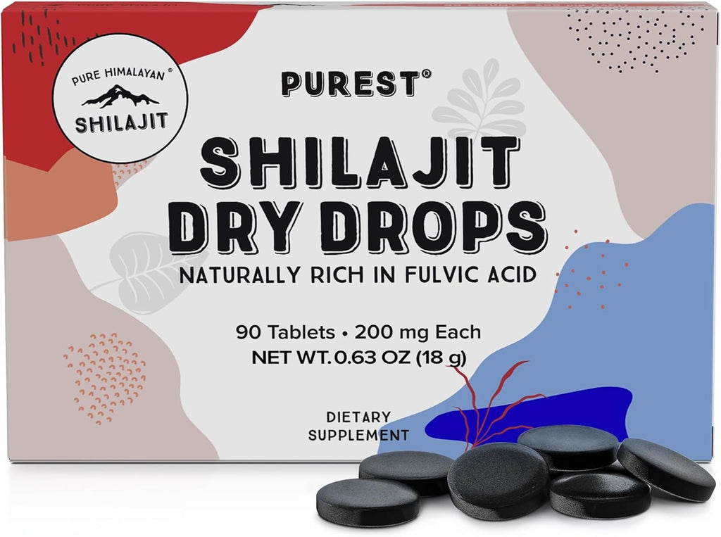 Pure Shilajit Dry Drops tablets 200mg