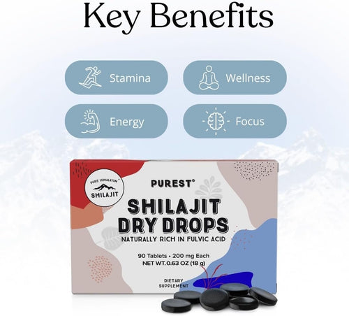 Pure Shilajit tablets key benefits