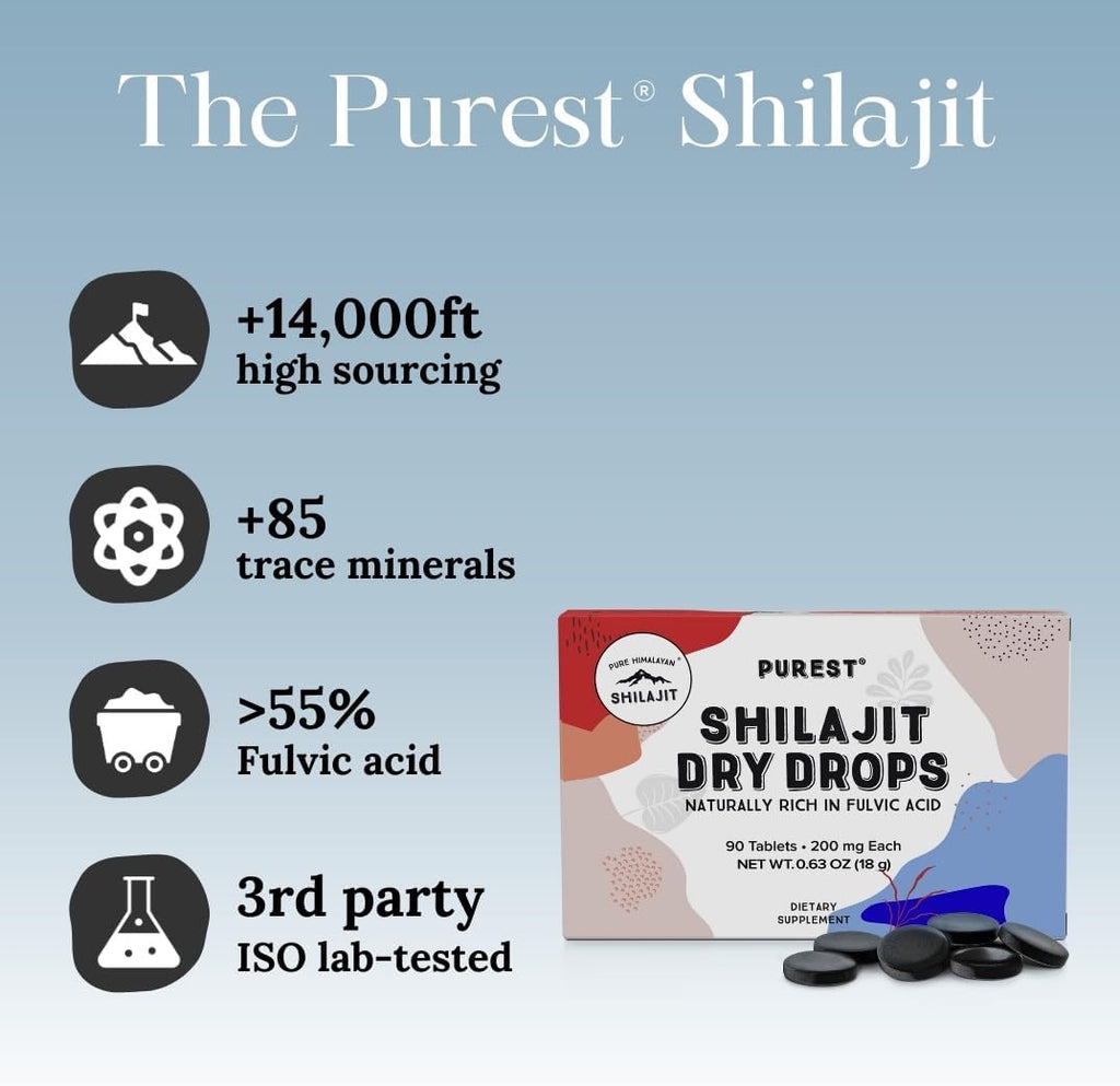 Pure Shilajit tablets purity and quality