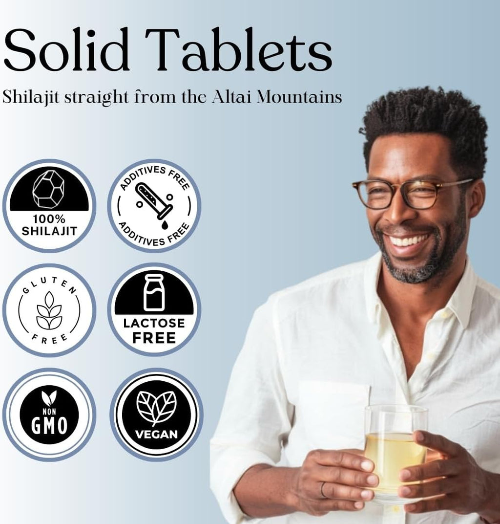 Pure Shilajit solid tablets